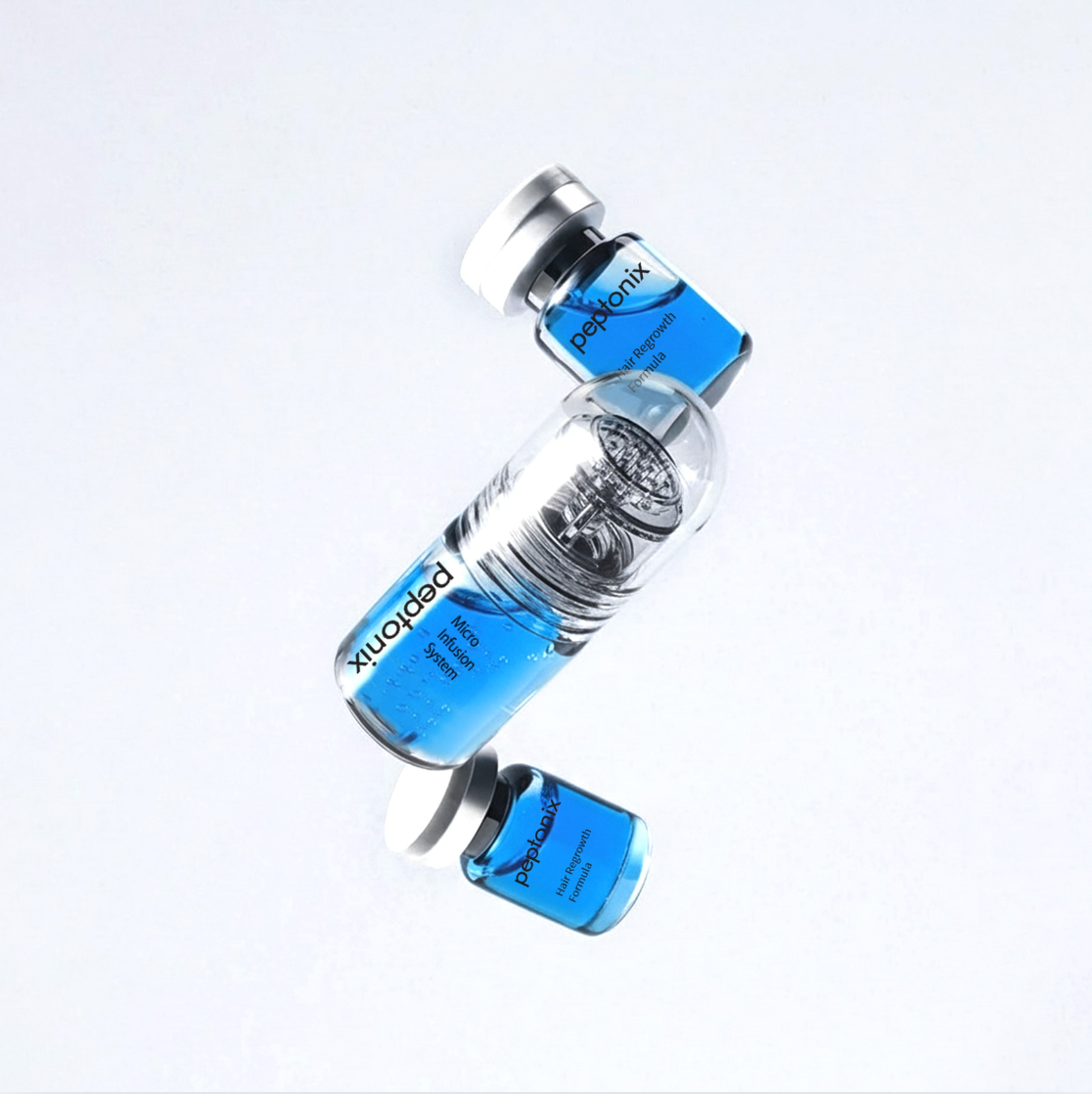 Sistema de microinfusión Peptonix para el recrecimiento del cabello