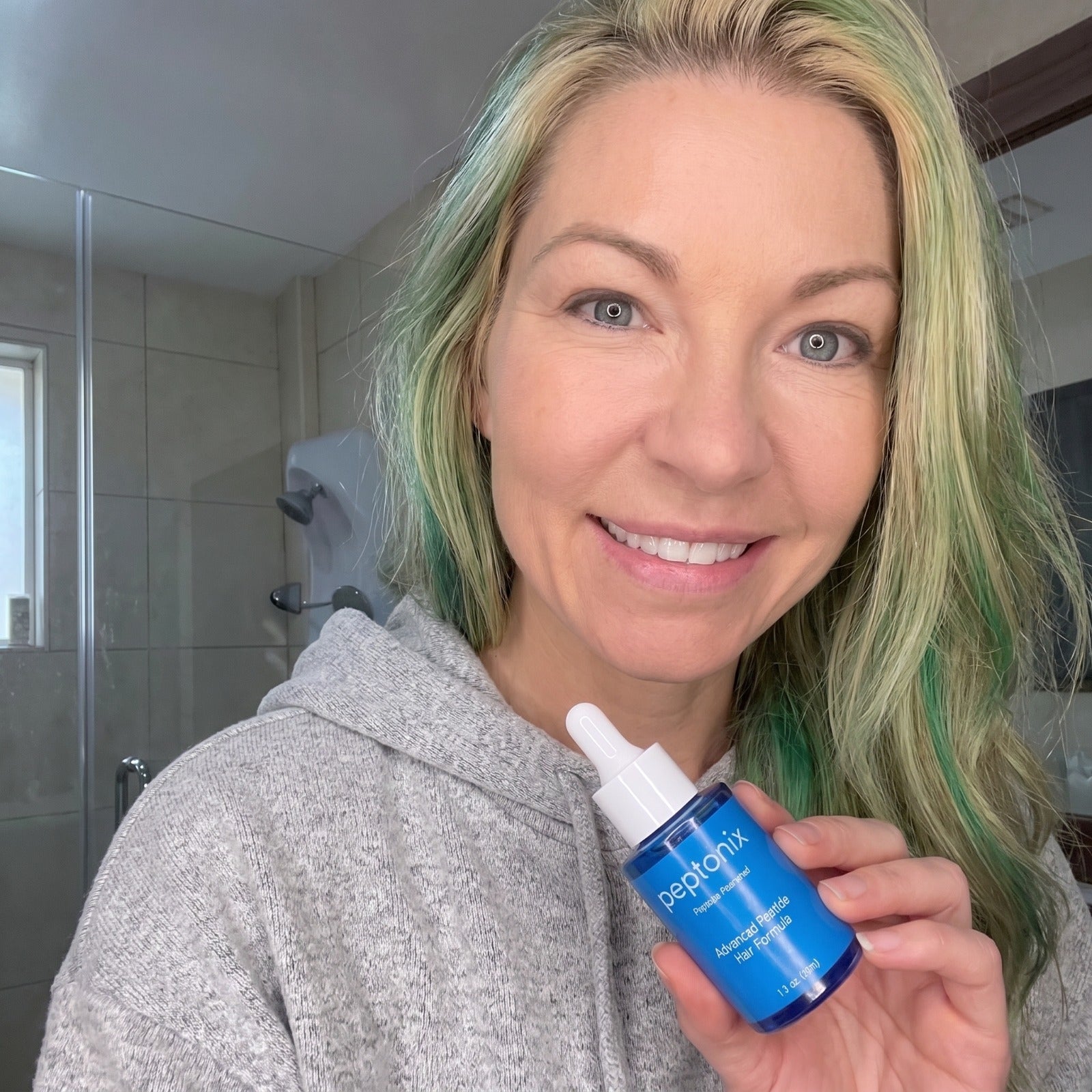 Suero para el crecimiento del cabello con péptidos de cobre