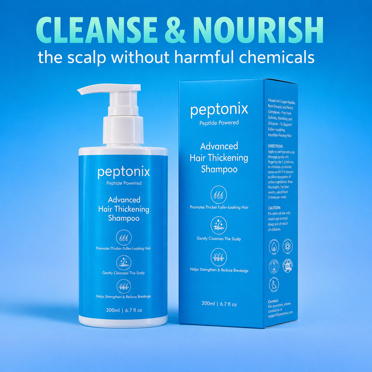 Copper Peptide Growth Shampoo