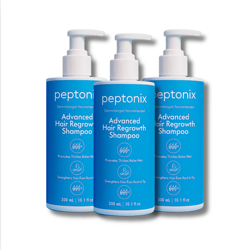 3 Bottles - Copper Peptides Shampoo