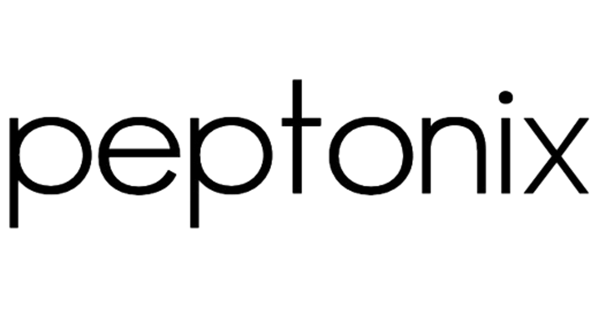 The picture peptonix.com shows when its homepage is shared