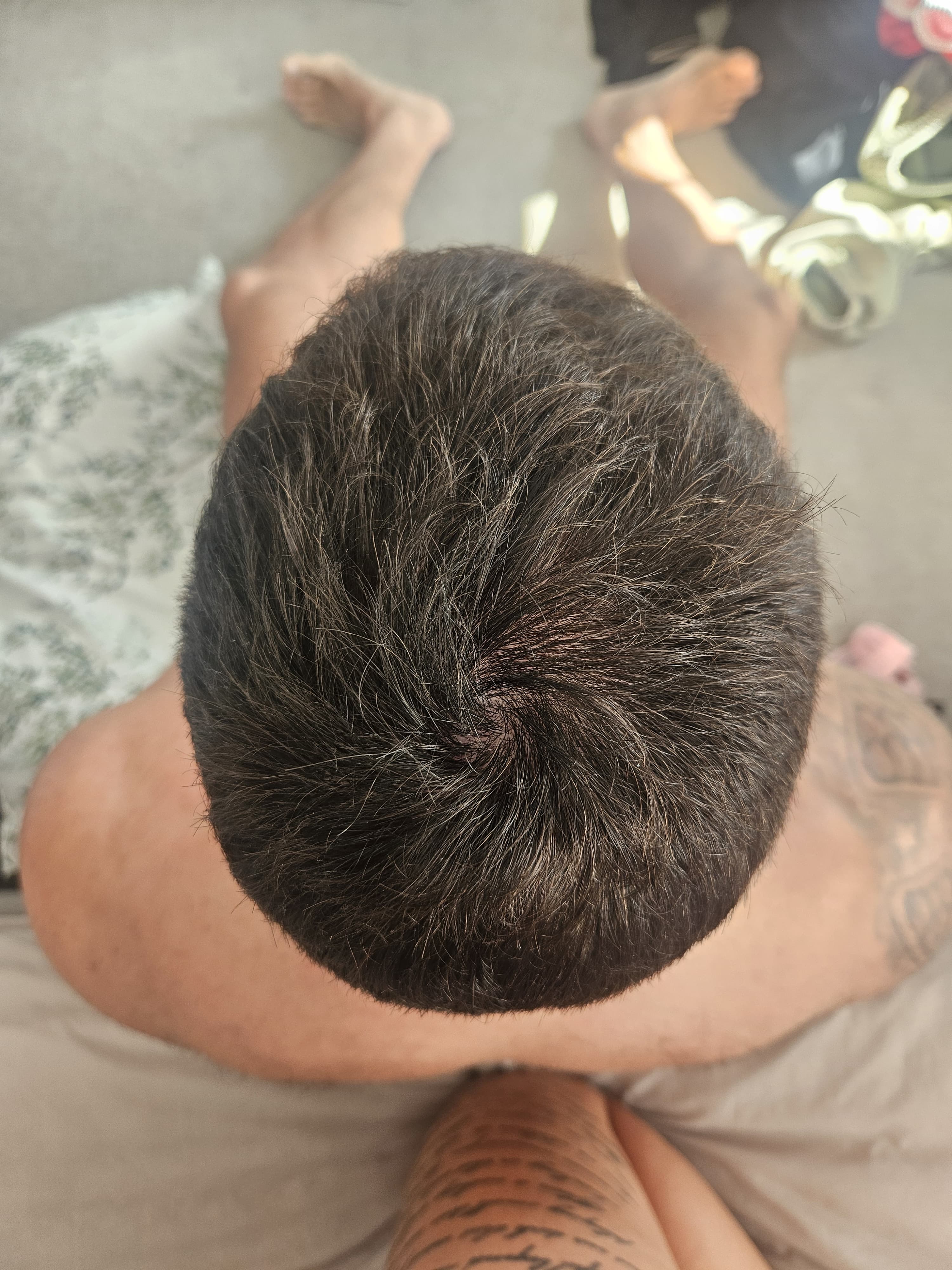 Cabello de khaled después de usar Peptonix